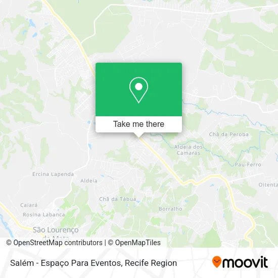 Salém - Espaço Para Eventos map