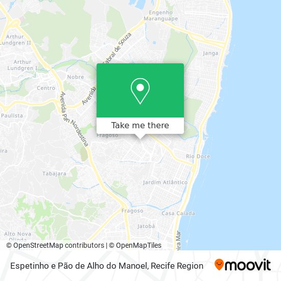Espetinho e Pão de Alho do Manoel map
