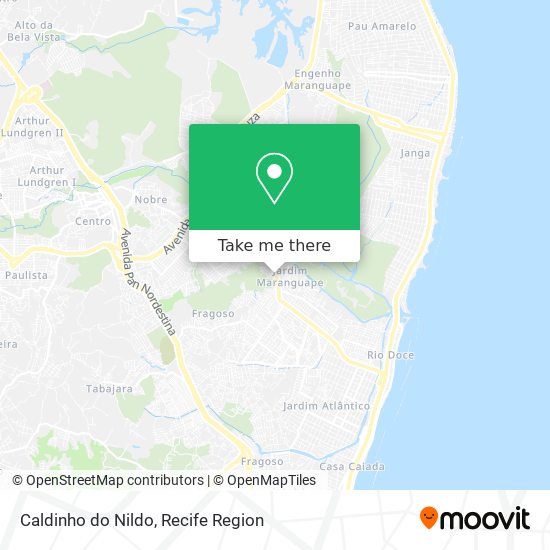 Mapa Caldinho do Nildo