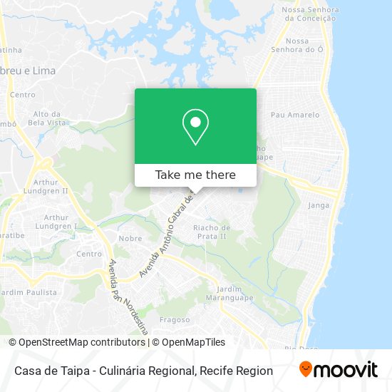 Casa de Taipa - Culinária Regional map