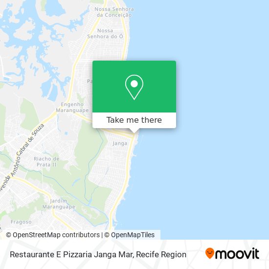Restaurante E Pizzaria Janga Mar map