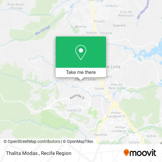 Thalita Modas. map