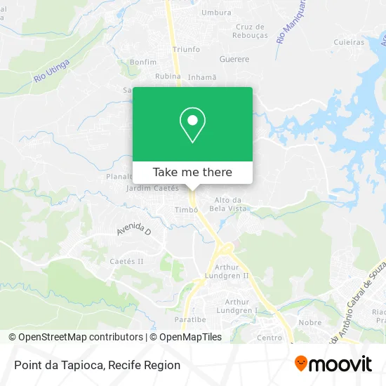 Point da Tapioca map