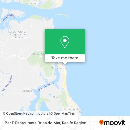 Bar E Restaurante Brisa do Mar map