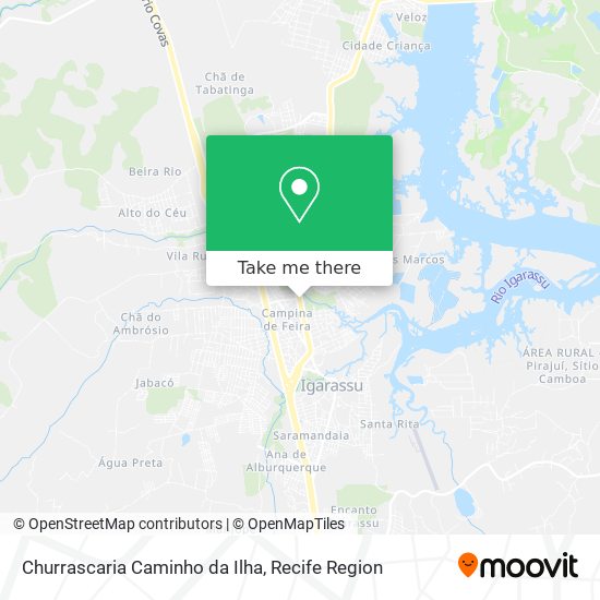 Churrascaria Caminho da Ilha map