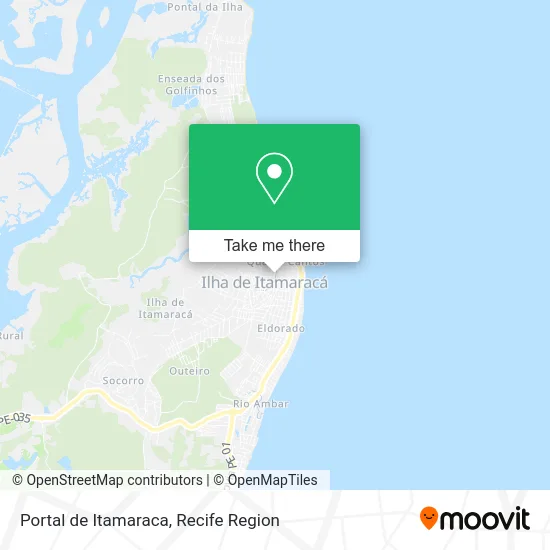 Portal de Itamaraca map