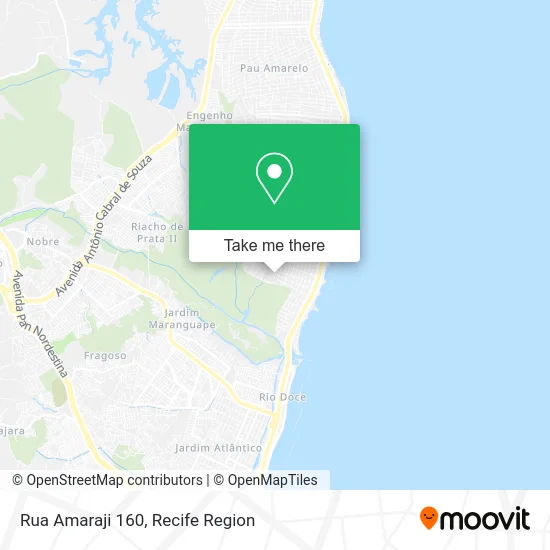 Rua Amaraji 160 map