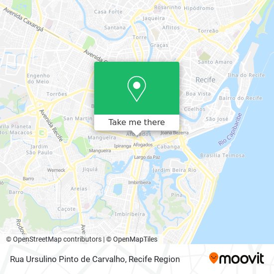 Rua Ursulino Pinto de Carvalho map