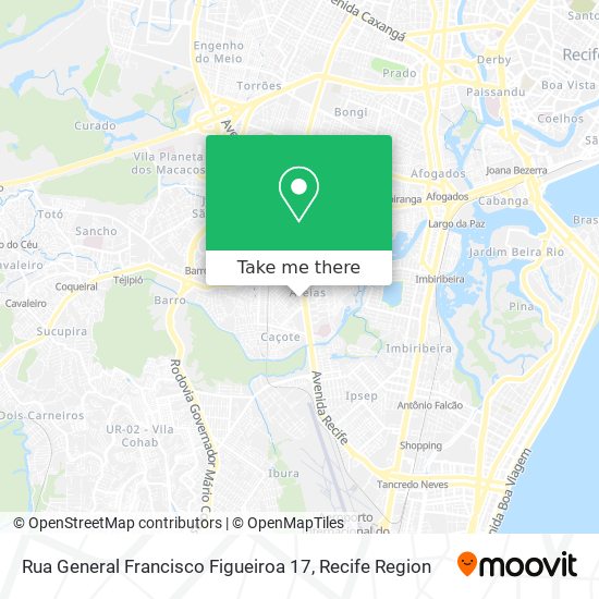 Mapa Rua General Francisco Figueiroa 17