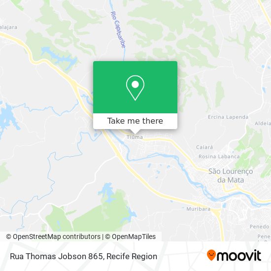 Rua Thomas Jobson 865 map