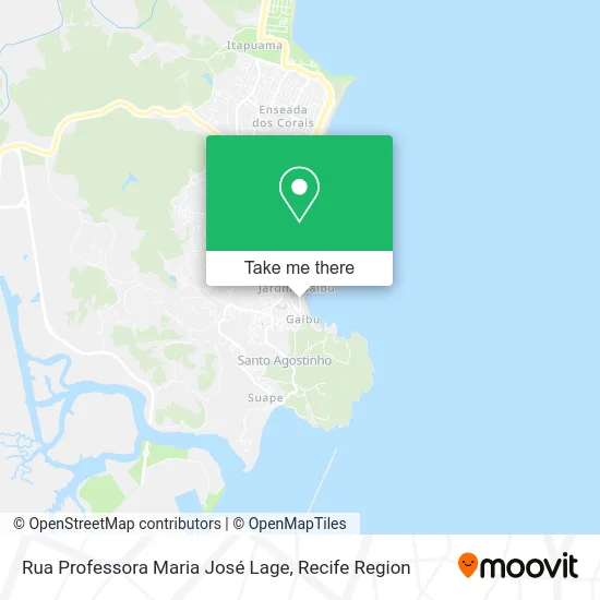 Rua Professora Maria José Lage map