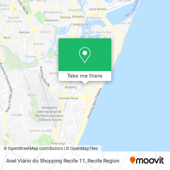 Mapa Anel Viário do Shopping Recife 11