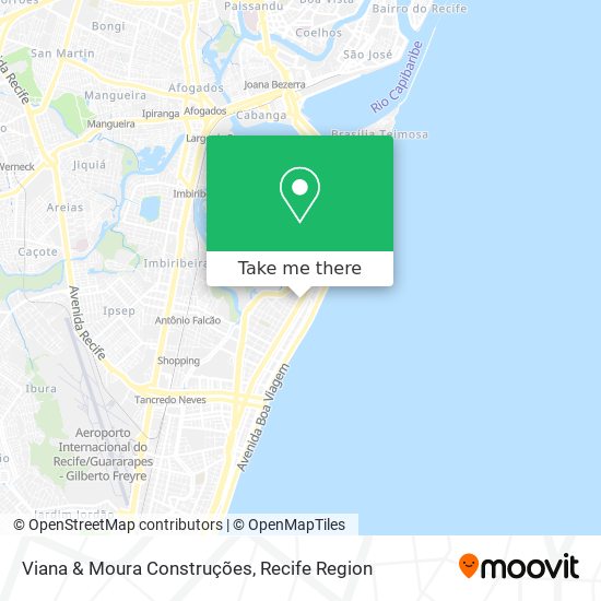 Viana & Moura Construções map