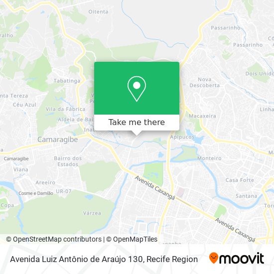 Avenida Luiz Antônio de Araújo 130 map