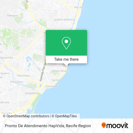 Pronto De Atendimento HapVida map