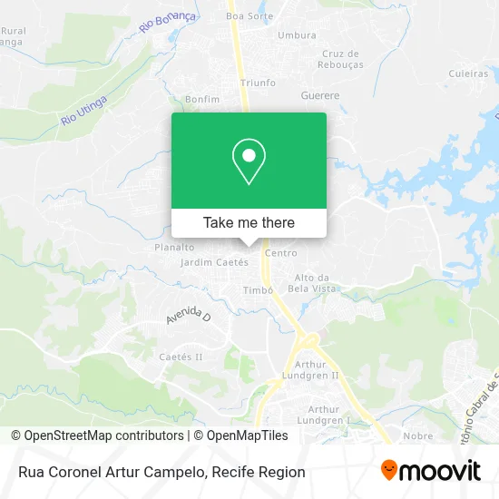 Rua Coronel Artur Campelo map