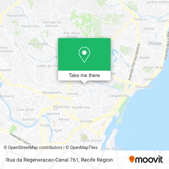Rua da Regeneracao-Canal 761 map