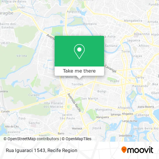 Rua Iguaraci 1543 map