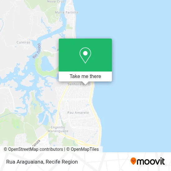 Rua Araguaiana map