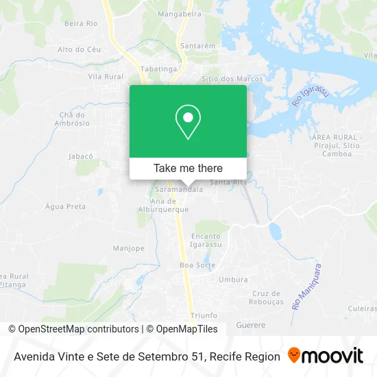 Avenida Vinte e Sete de Setembro 51 map