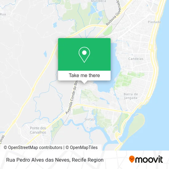 Rua Pedro Alves das Neves map