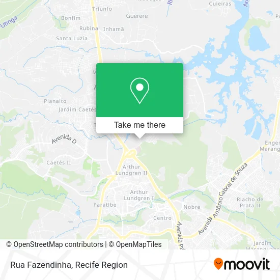 Rua Fazendinha map