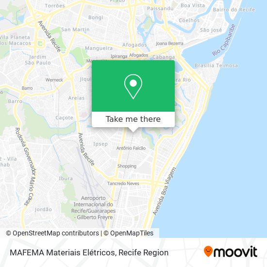 MAFEMA Materiais Elétricos map