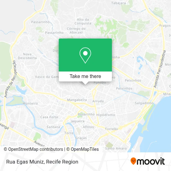 Rua Egas Muniz map