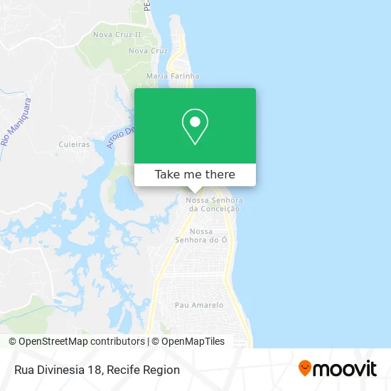 Rua Divinesia 18 map