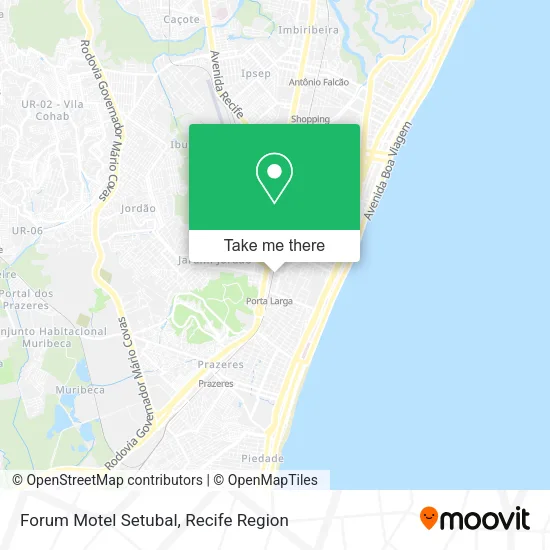 Forum Motel Setubal map