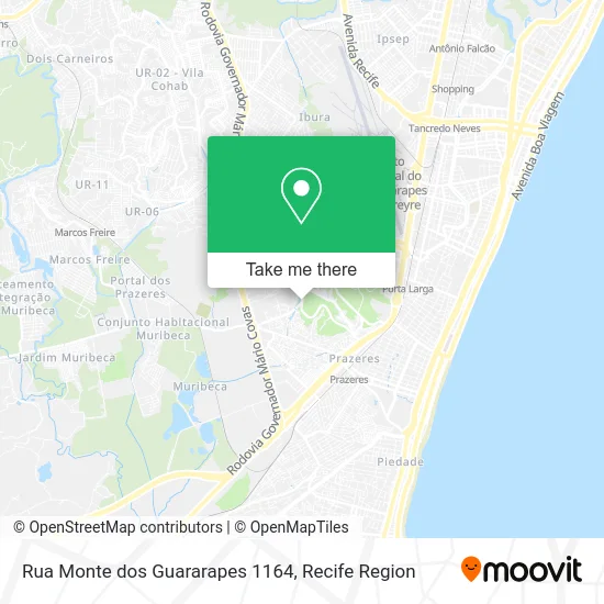 Rua Monte dos Guararapes 1164 map