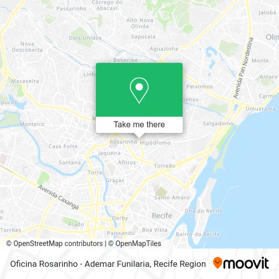 Oficina Rosarinho - Ademar Funilaria map