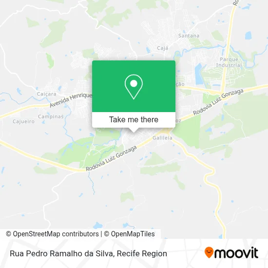 Rua Pedro Ramalho da Silva map