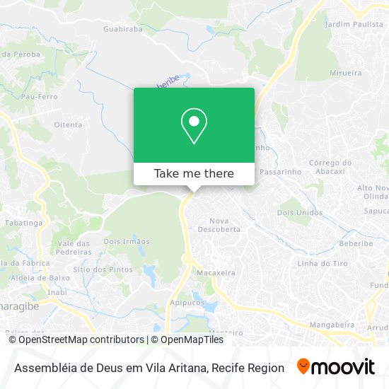 Assembléia de Deus em Vila Aritana map