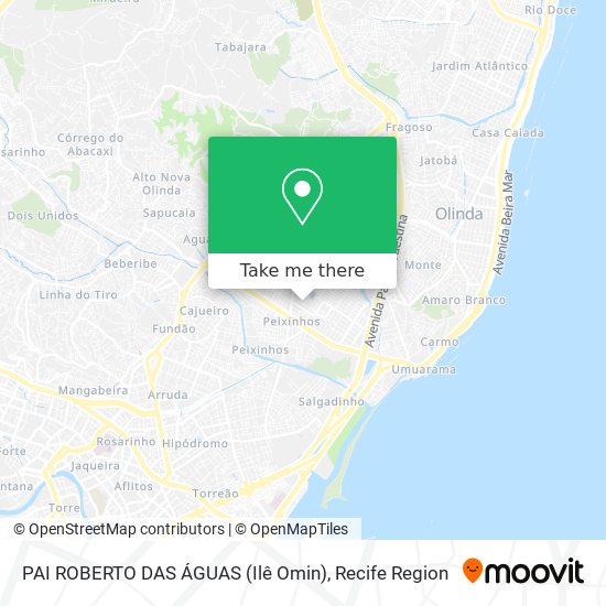 PAI ROBERTO DAS ÁGUAS (Ilê Omin) map