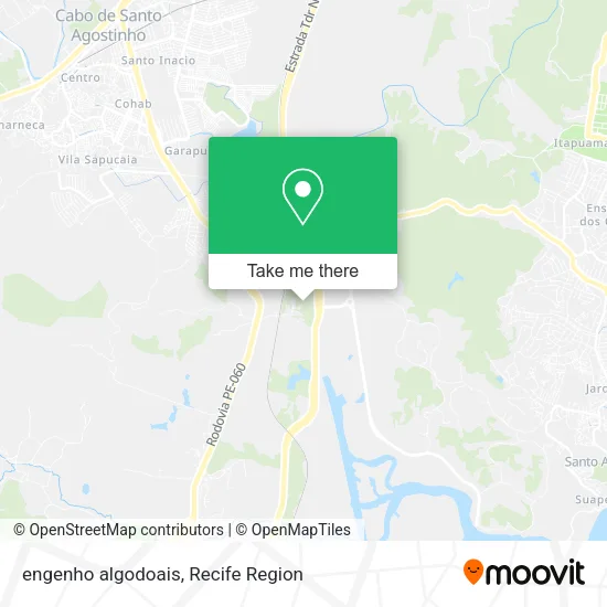 engenho algodoais map