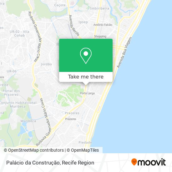 Palácio da Construção map