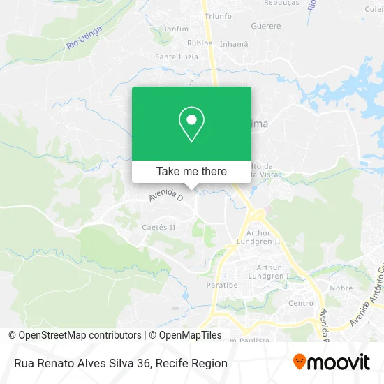 Rua Renato Alves Silva 36 map