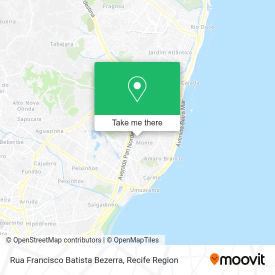 Rua Francisco Batista Bezerra map