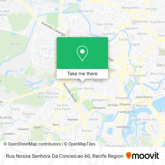 Rua Nossa Senhora Da Conceicao 60 map