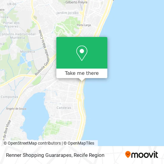Renner Shopping Guararapes map