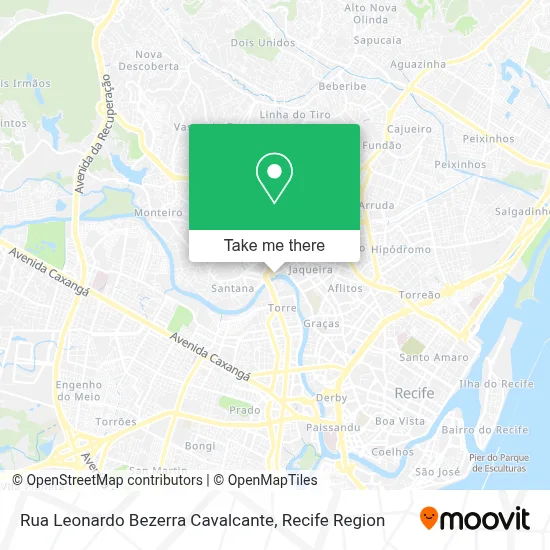 Rua Leonardo Bezerra Cavalcante map