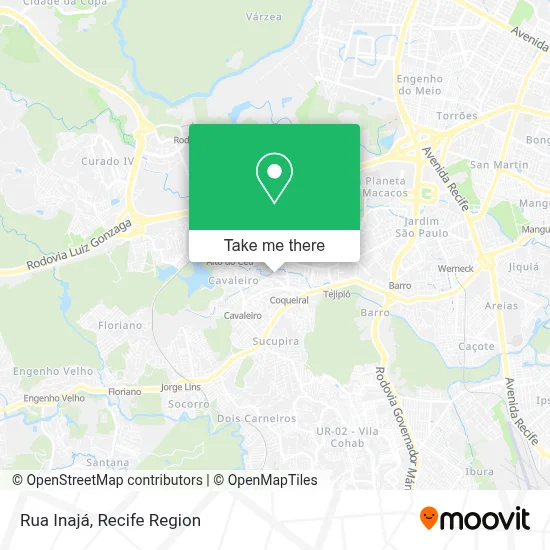 Rua Inajá map