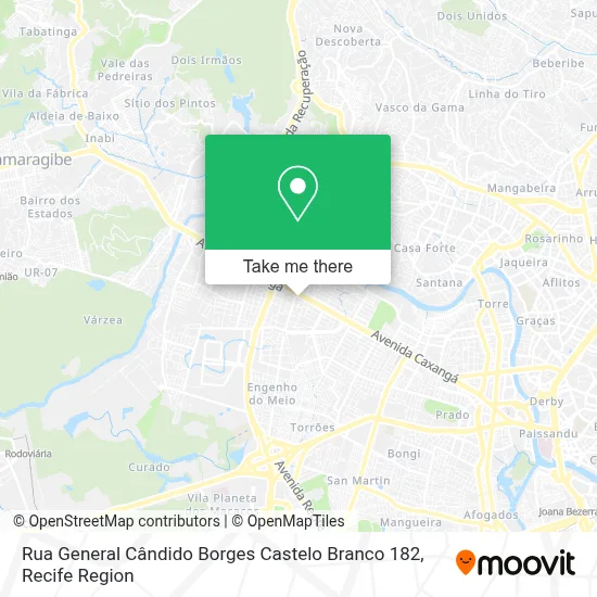 Rua General Cândido Borges Castelo Branco 182 map