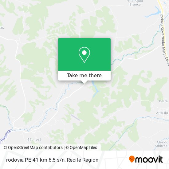 rodovia PE 41 km 6,5 s/n map