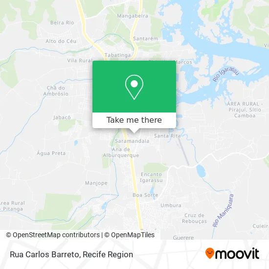 Rua Carlos Barreto map
