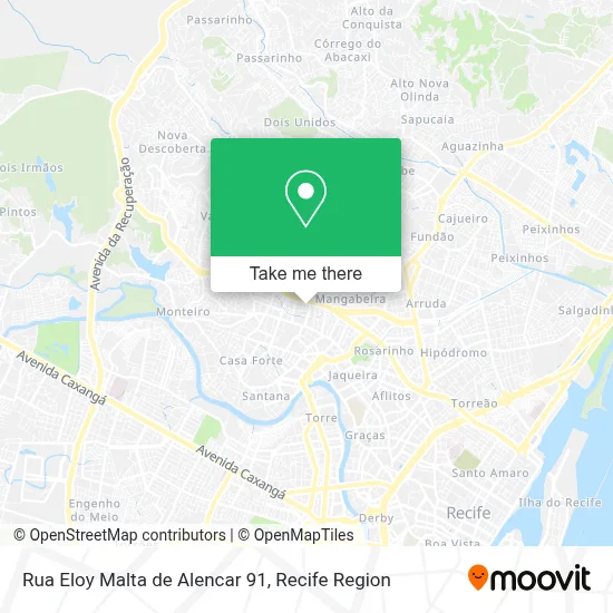 Rua Eloy Malta de Alencar 91 map