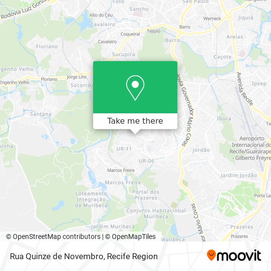 Rua Quinze de Novembro map