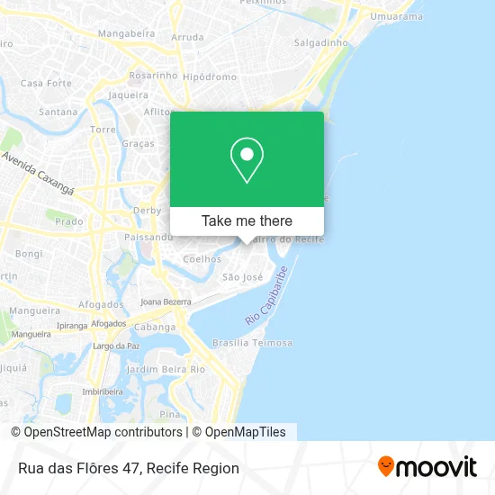 Rua das Flôres 47 map