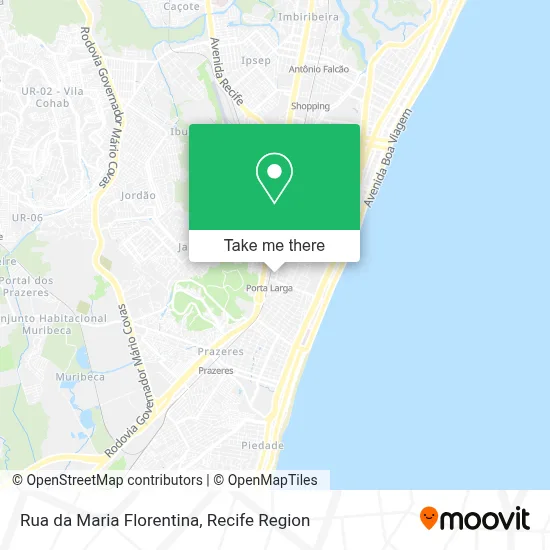 Rua da Maria Florentina map